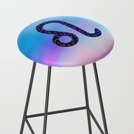 Leo Lion Zodiac Sign Bar Stool