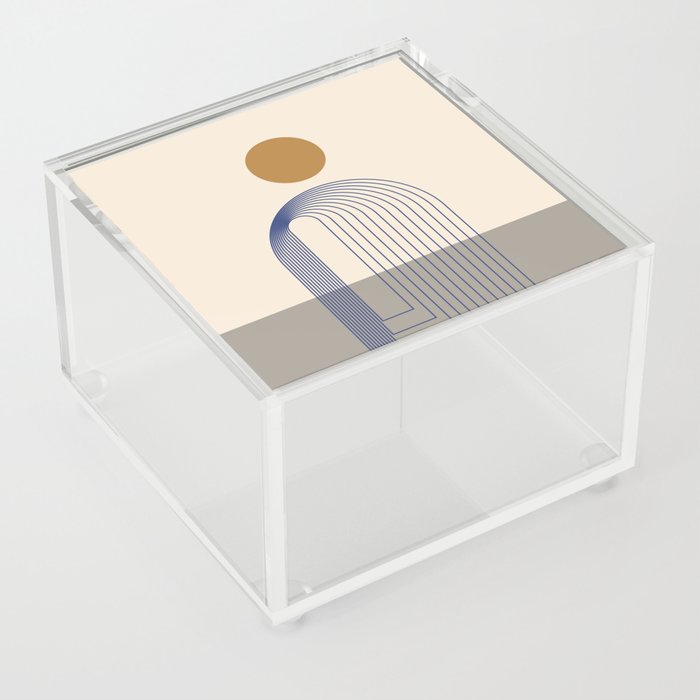 Nordic Midcentury Minimal Acrylic Box