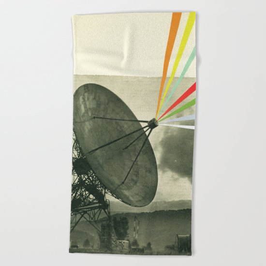 Earth Calling Beach Towel