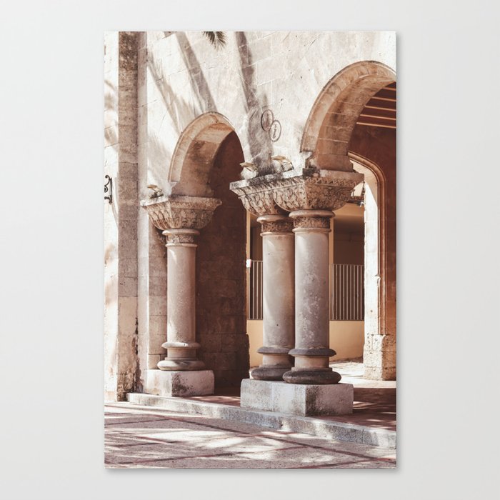 Architecture old building in Spain - Menorca - Photography art print Canvas Print