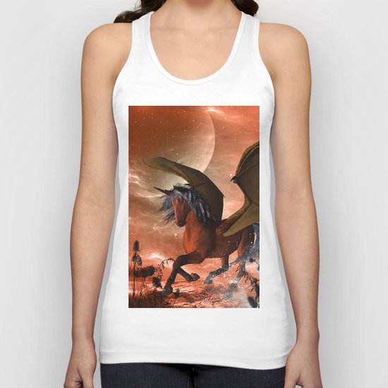 Dark unicorn Unisex Tank Top