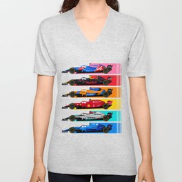 2022 Formula 1 Liveries V Neck T Shirt