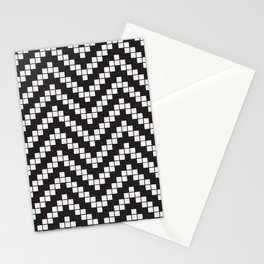 Herringbone Weave Seamless Pattern. Stationery Cards