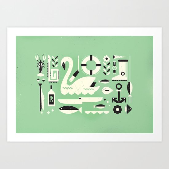 Lake ... Art Print