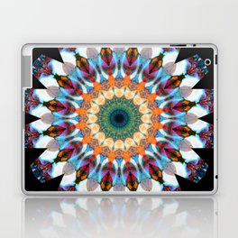 Joy Dance - Bright Colorful Mandala Art Laptop Skin