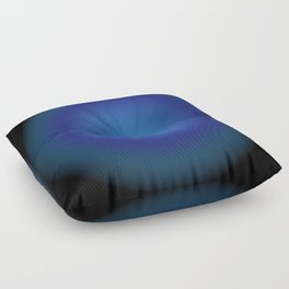 Hypnotic - Blue Colourful Abstract Art Design Pattern Floor Pillow