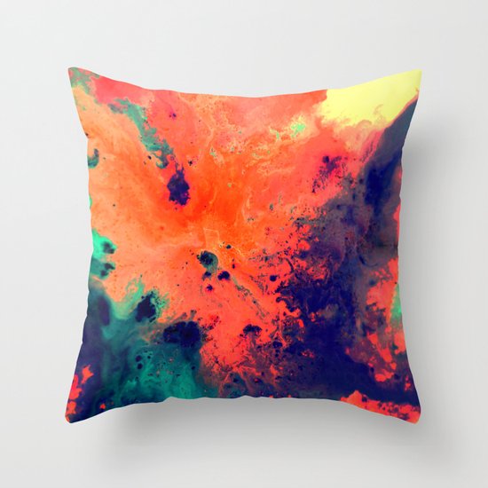 Immerse Throw Pillow