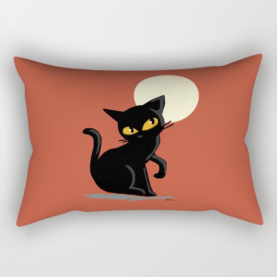 Red night Rectangular Pillow