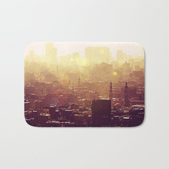 Sunset over Cairo Bath Mat