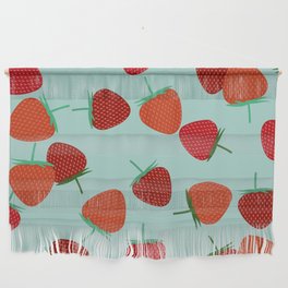 Strawberry Patch- Strawberry Pattern Wall Hanging