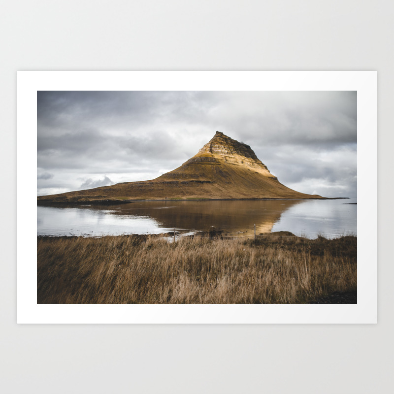 Feeling Of Iceland Kirkjufell Travelshots Mountains Madaratravels Art Print