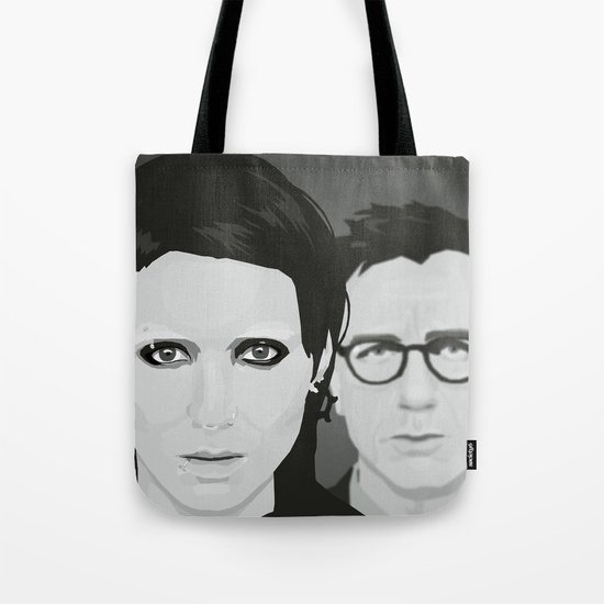 Lisbeth and Mikael / The Girl with the Dragon Tattoo Tote Bag