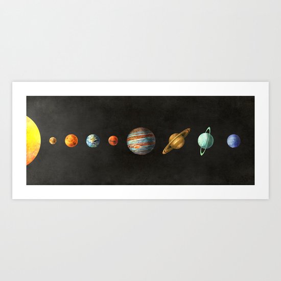 Solar System Art Print