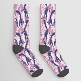 Cat Butts in Rosy Cheeks Socks