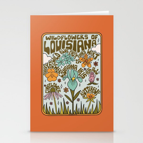 Louisiana Wildflowers Stationery Cards