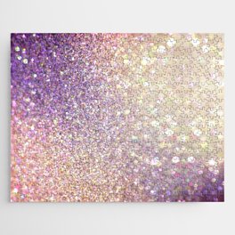 Glamorous Iridescent Glitter Jigsaw Puzzle