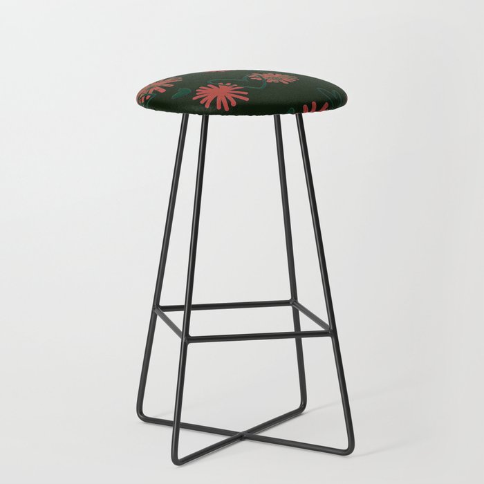 Hearts and Flowers Bar Stool