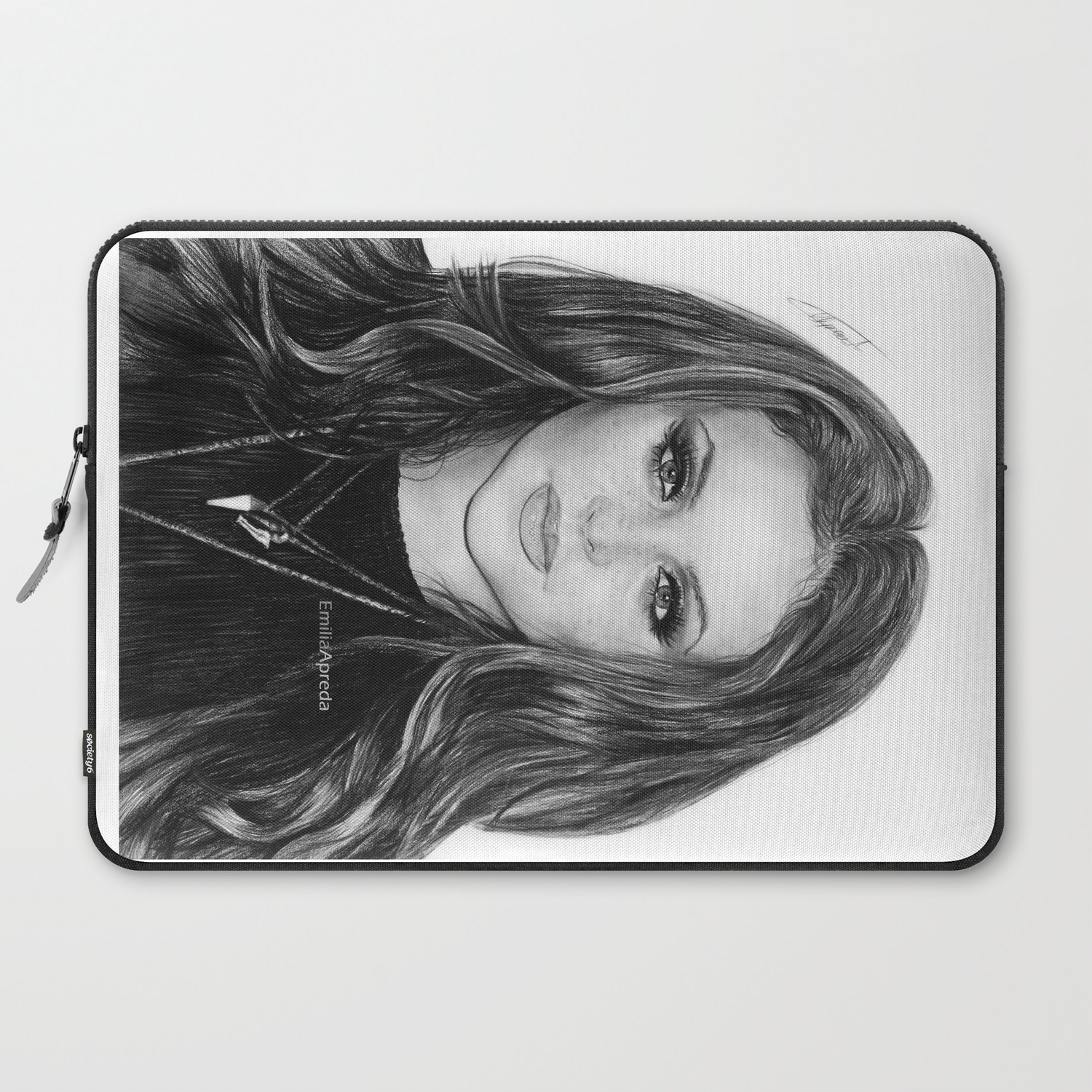 Jesy Nelson Drawing Laptop Sleeve By Emiliaapreda Society6