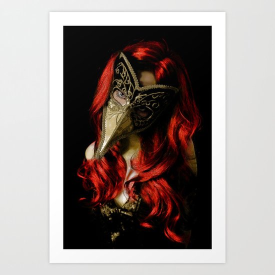 Medico Della Peste Seconda Art Print