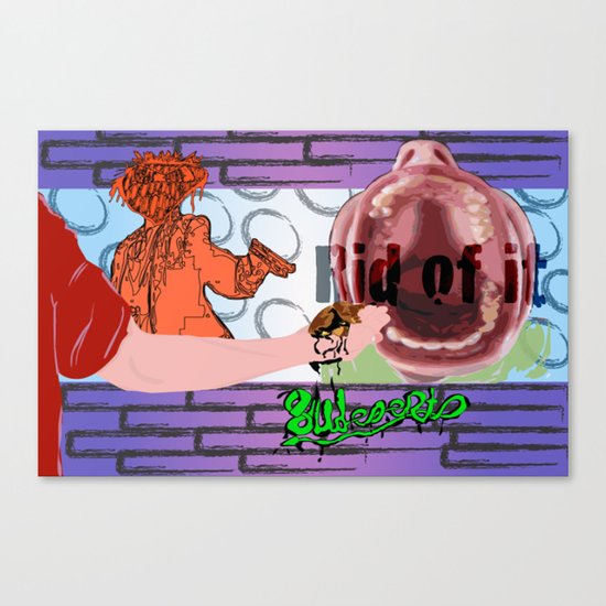 get rid of it Canvas Print
