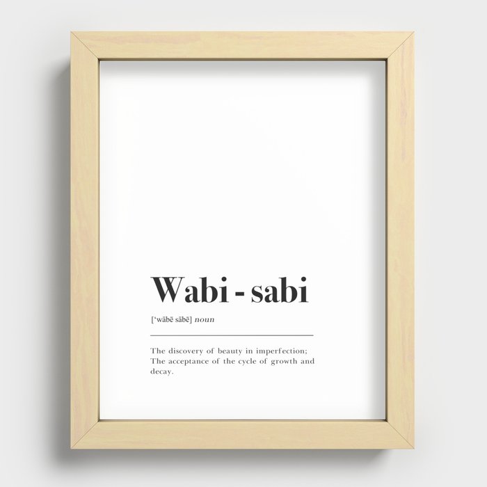 Recessed Framed Print