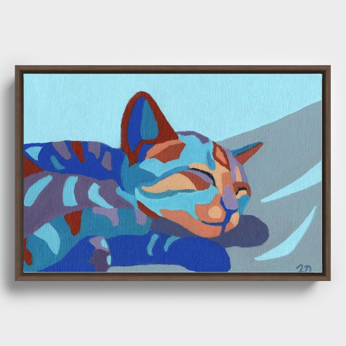 Tabitha Dreams in Color Framed Canvas