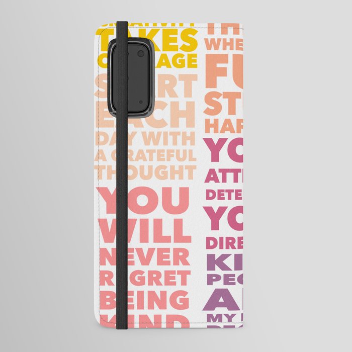 All the Positivity No. 2 Android Wallet Case
