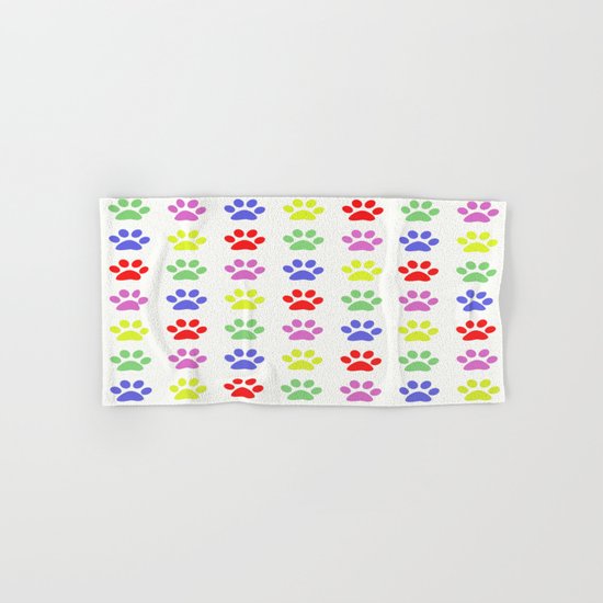 Pawprints Pattern I Hand & Bath Towel