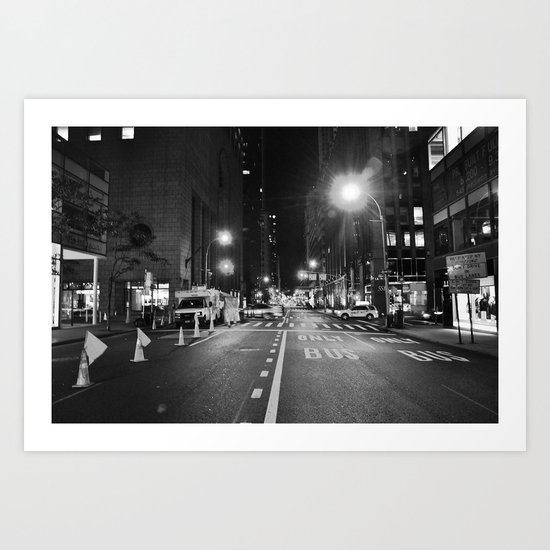 Late Shift Noir Art Print