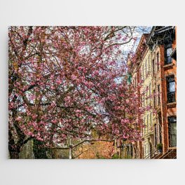 New York City cherry blossom Jigsaw Puzzle