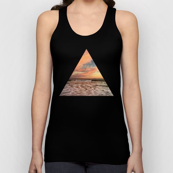Cotton Candy Sunset Unisex Tank Top