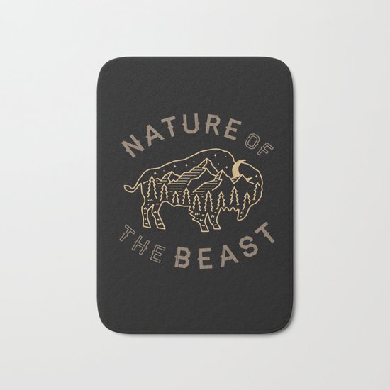 Nature of the Beast Bath Mat