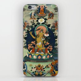 Buddhist Thangka of Manjushri iPhone Skin