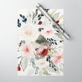 Loose Watercolor Bouquet Wrapping Paper