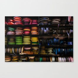 Rainbow Ribbons Canvas Print