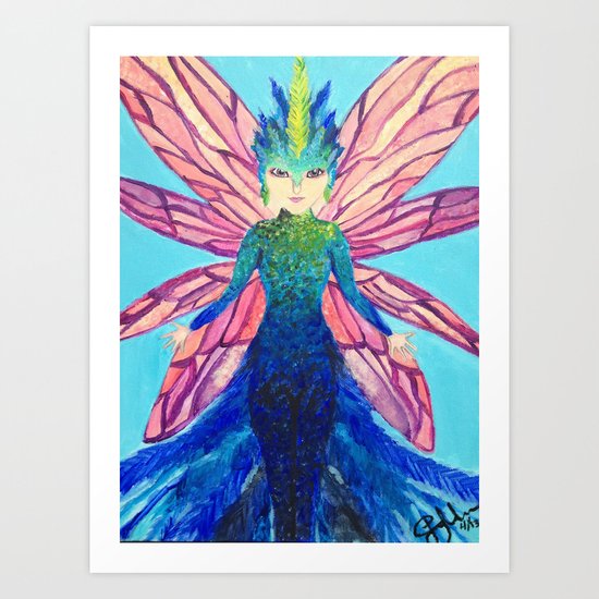 The modern tooth fairy Art Print