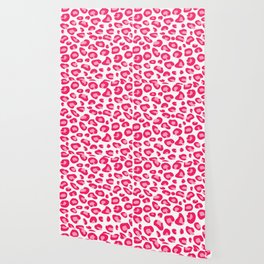Pink Leopard Print Wallpaper