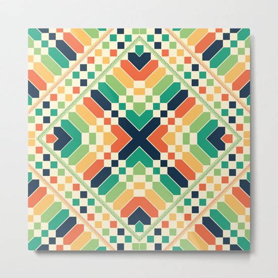 Retrographic Metal Print