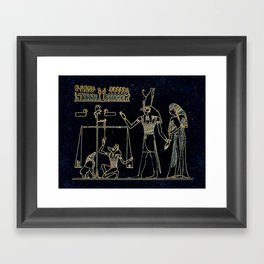 The Weighing of the Heart Framed Art Print