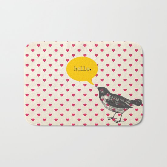 Hello Bath Mat