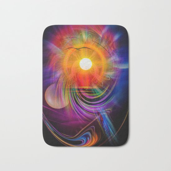 Abstract - Perfkektion - Sunset Bath Mat