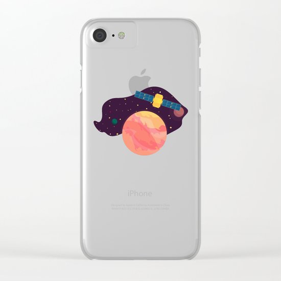 Satellite Clear iPhone Case