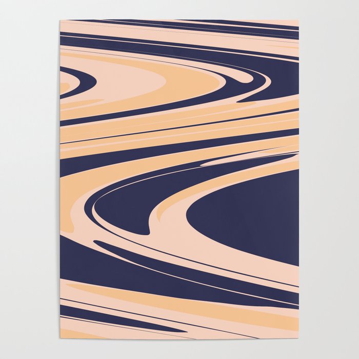 Abstraction_STARS_GALAXY_MILKY_WAY_SPACE_RIVER_POP_ART_0721A Poster