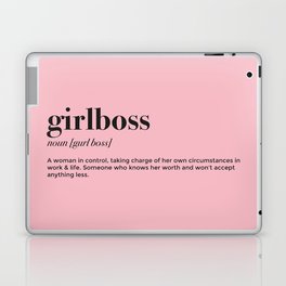Girlboss definition Laptop Skin