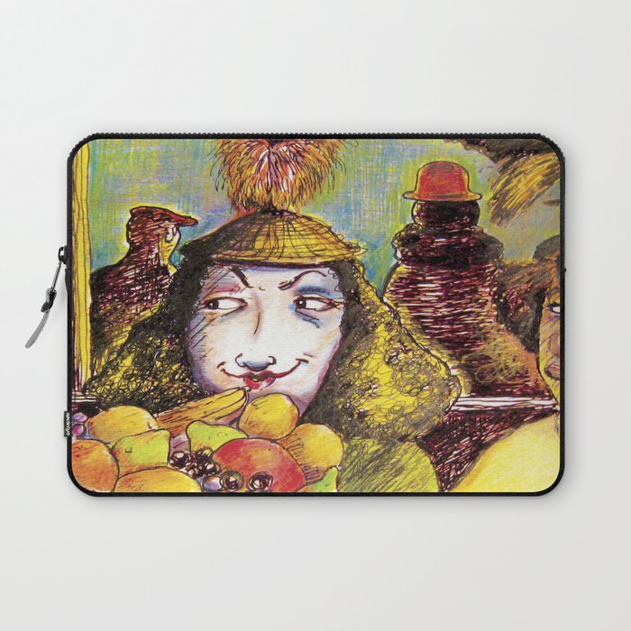 Fruit Hats and Feathers Laptop Sleeve