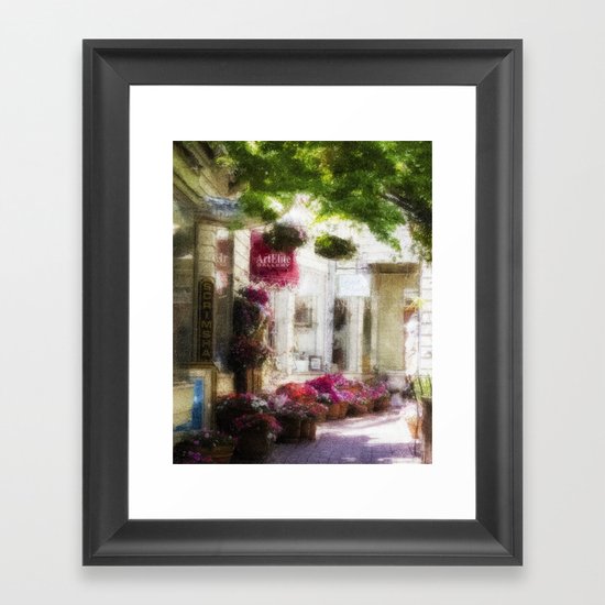 Sausalito Walk Framed Art Print
