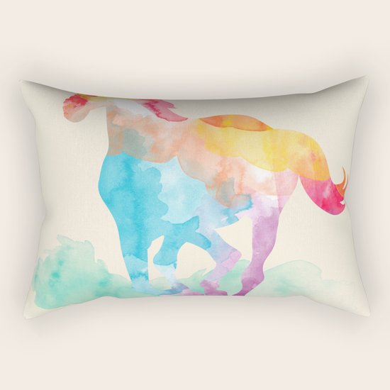 horse Rectangular Pillow