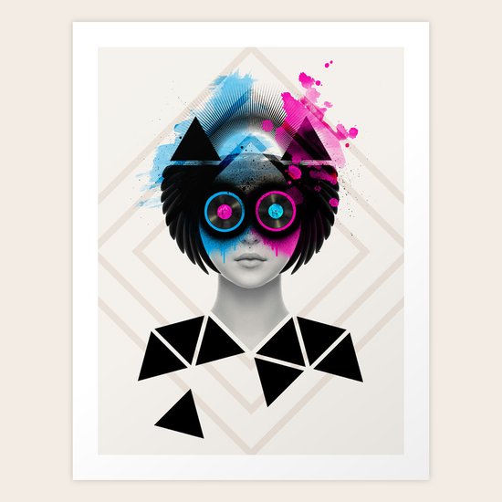 Three Four Art Print