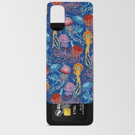 Jellyfish Collection - blue Android Card Case