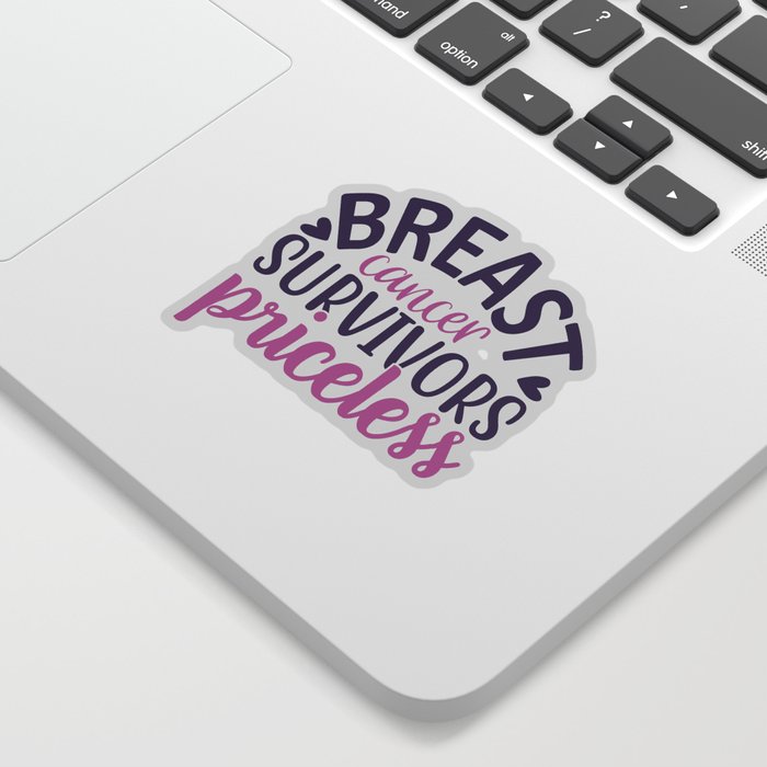 In October We Wear Pink - Breast Cancer Survivior Sticker